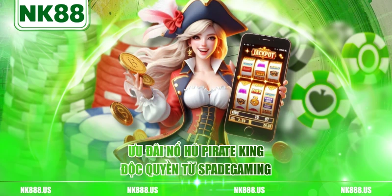 Ưu đãi nổ hũ Pirate King độc quyền từ Spadegaming